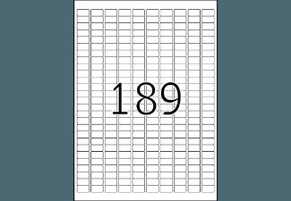 HERMA 10001 Ablösbare Etiketten 25.4x10 mm A4 4725 St.