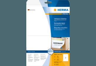 HERMA 10020 Ablösbare Etiketten 199.6x143.5 mm A4 50 St., HERMA, 10020, Ablösbare, Etiketten, 199.6x143.5, mm, A4, 50, St.