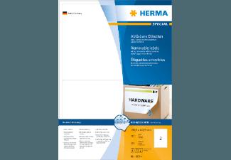 HERMA 10314 Ablösbare Etiketten 199.6x143.5 mm A4 200 St., HERMA, 10314, Ablösbare, Etiketten, 199.6x143.5, mm, A4, 200, St.