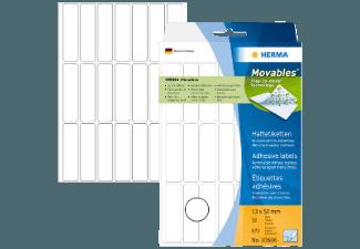 HERMA 10606 Vielzwecketiketten 13x50 mm  672 St., HERMA, 10606, Vielzwecketiketten, 13x50, mm, 672, St.