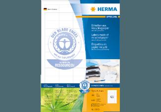 HERMA 10820 Etiketten Recyclingpapier 38.1x21.2 mm A4 6500 St.