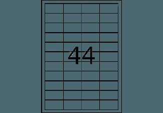 HERMA 10821 Etiketten Recyclingpapier 48.3x25.4 mm A4 4400 St.