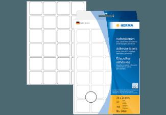 HERMA 2460 Vielzwecketiketten 24x24 mm  768 St., HERMA, 2460, Vielzwecketiketten, 24x24, mm, 768, St.