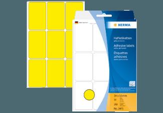 HERMA 2471 Vielzwecketiketten 34x53 mm  288 St., HERMA, 2471, Vielzwecketiketten, 34x53, mm, 288, St.