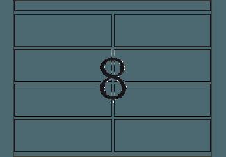 HERMA 3145 Haftetiketten für Druckmaschinen 25x75 mm A4 8 St.