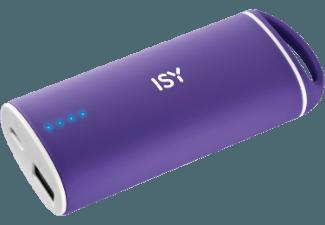 ISY IAP-2203 5200 mAh Powerbank, lila Powerbank 5200 mAh Lila, ISY, IAP-2203, 5200, mAh, Powerbank, lila, Powerbank, 5200, mAh, Lila