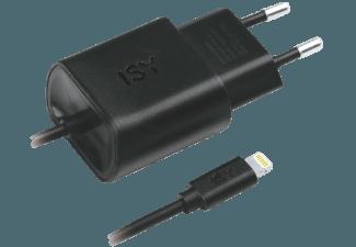 ISY Micro USB Wall Charger with lightning cable, 1.2 A Ladekabel