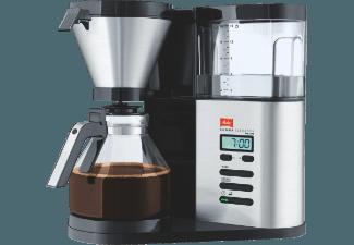 MELITTA 1012-03 Aroma Elegance Deluxe Kaffeemaschine Edelstahl/Schwarz (Glaskanne)