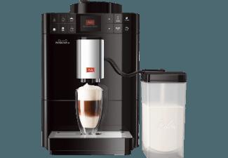 MELITTA F 530/1-102 Caffeo Passione One Touch Kaffeevollautomat (Stahl-Kegelmahlwerk, 1.2 Liter, Schwarz)