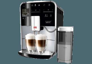 MELITTA F 75/0-101 Caffeo Barista TS Kaffeevollautomat (Stahl-Kegelmahlwerk, 1.8 Liter, Silber/Schwarz)