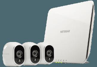NETGEAR 3-HD-Kamera-Sicherheitssystem VMS3230 (Kamera   Basisstation), weiß