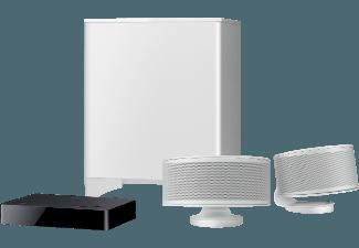 ONKYO Envision Cinema LS3200 2.1 Kanal Lautsprechersystem (2.1 Heimkino-System, Bluetooth, Weiß)