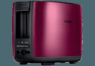 PHILIPS HD2628/09  Schwarz/Metall/Rot (950 Watt, Schlitze: 2)