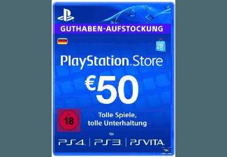 PlayStation Live Cards 50 Euro (Guthaben-Aufstockung PSN Live Card für deutsche SEN-Konten)