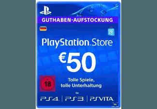 PlayStation Live Cards 50 Euro (Guthaben-Aufstockung PSN Live Card für deutsche SEN-Konten)