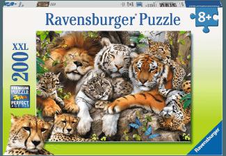 RAVENSBURGER 12721 Schmusende Raubkatzen, RAVENSBURGER, 12721, Schmusende, Raubkatzen