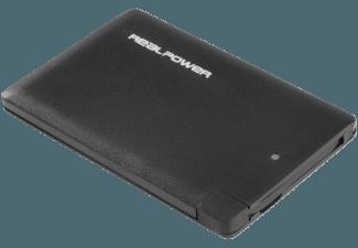 REALPOWER PB-2500 Slim Powerbank 2500 mAh Blau