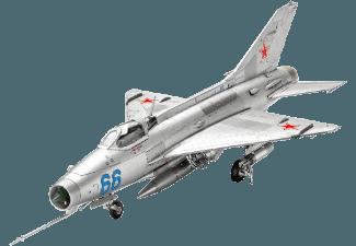 REVELL 63967 MIG-21 F-13 Fishbed C Silber, REVELL, 63967, MIG-21, F-13, Fishbed, C, Silber