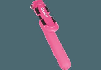 ROLLEI 22568 4 ME Einbein Selfiestick, Pink, (Ausziehbar bis 800 mm)