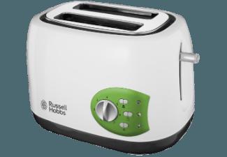 RUSSELL HOBBS 19640-56 Kitchen Collecktion Toaster Weiß/Grün (930 Watt, Schlitze: 2 extra breite Toastschlitze), RUSSELL, HOBBS, 19640-56, Kitchen, Collecktion, Toaster, Weiß/Grün, 930, Watt, Schlitze:, 2, extra, breite, Toastschlitze,