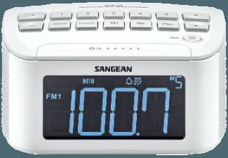 SANGEAN RCR-24 Radiowecker (AM, FM Stereo Digital, FM, AM, Weiß), SANGEAN, RCR-24, Radiowecker, AM, FM, Stereo, Digital, FM, AM, Weiß,