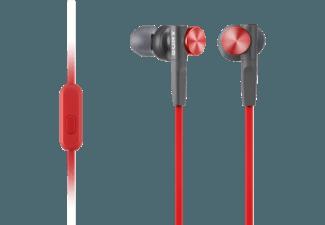 SONY MDR-XB50AP In-Ohr-Headset-Kopfhörer, Extra Bass, rot Headset Rot