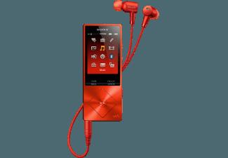 SONY NW-A25HN High Resolution Audio Walkman mit Noise Cancelling, rot