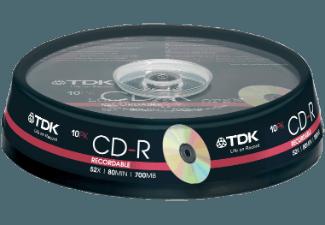 TDK CD-R 80 CBA 10er CD-R 10x CD-R Medien, TDK, CD-R, 80, CBA, 10er, CD-R, 10x, CD-R, Medien