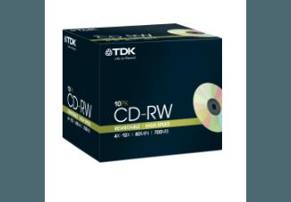 TDK CD-RW 700 HJCA 10er CD-RW 10x CD-RW Medien