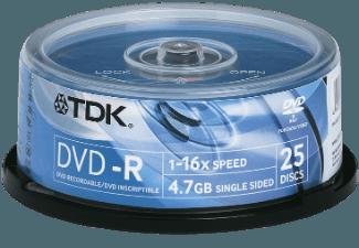 TDK DVD-R 47 CBED 25er DVD-R 25x DVD-R Medien