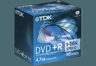TDK DVD R 47 MED 10er DVD R 10x DVD R Medien