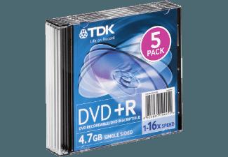 TDK DVD R 47 MED 5er DVD R 5x DVD R Medien