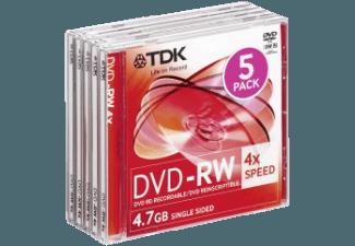 TDK DVD-RW 4,7 NEC 5er DVD-RW 5x DVD-RW Medien