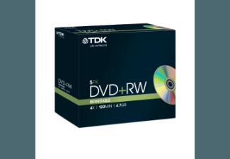 TDK DVD RW 4,7GB 1X-4X 5er FJC DVD RW 5x DVD RW Medien