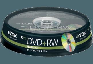 TDK DVD RW 47 MEB 10er DVD RW 10x DVD RW Medien, TDK, DVD, RW, 47, MEB, 10er, DVD, RW, 10x, DVD, RW, Medien