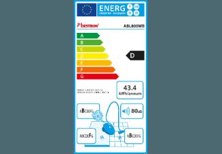 BESTRON ABL800WB Puro (Staubsauger, Beutelloser Staubsauger, D, Weiß/Blau), BESTRON, ABL800WB, Puro, Staubsauger, Beutelloser, Staubsauger, D, Weiß/Blau,