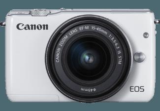 CANON EOS M10 Systemkamera 18 Megapixel mit Objektiv 15-45 mm f/3.5-6.3, 7.5 cm Display   Touchscreen, CANON, EOS, M10, Systemkamera, 18, Megapixel, Objektiv, 15-45, mm, f/3.5-6.3, 7.5, cm, Display, , Touchscreen