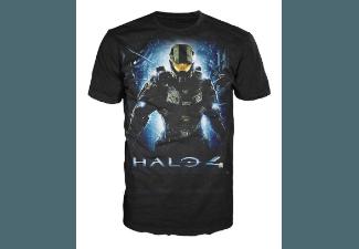 Halo - Master Chief mit Logo T-Shirt Größe L Schwarz