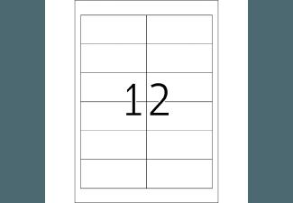 HERMA 4682 Etiketten transparent 97x42.3 mm A4 300 St.