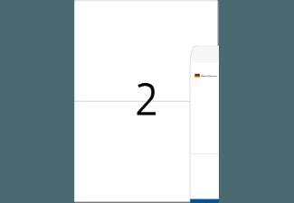 HERMA 4683 Etiketten transparent 210x148 mm A4 50 St.