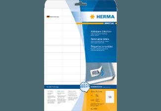 HERMA 5080 Ablösbare Etiketten 52.5x21.2 mm A4 1400 St.