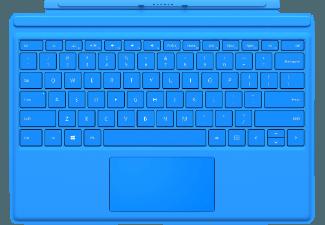 MICROSOFT Surface Pro 4 Type Cover Hellblau, MICROSOFT, Surface, Pro, 4, Type, Cover, Hellblau