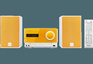 PIONEER X-CM35 D Micro Anlage (iPod Steuerung, Orange)