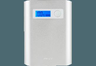 PNY Alu Digital 10400 PowerPack 10.400 mAh Silber