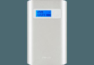 PNY Alu Digital 7800 PowerPack 7.800 mAh Silber