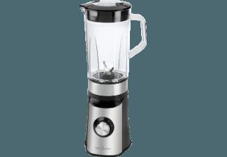 PROFI COOK PC-UMS 1085 Standmixer Schwarz/Inox (350 Watt, Smoothie-Behälter 0.5 Liter, Mixbehälter 1 Liter)