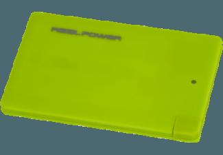 REALPOWER PB-2500 Slim Powerbank 2500 mAh Grün