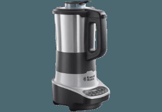 RUSSELL HOBBS 21481-56 Soup and Blend Standmixer mit Kochfunktion/Suppenzubereiter Edelstahl/Schwarz (1200 Watt, bis zu 1.75 Liter/Jahr)