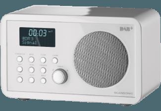 SCANSONIC DA200  (DAB, FM Tuner, FM, DAB , Weiß)