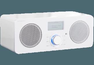 SCANSONIC IN300 Internetradio (FM Tuner, Weiß)